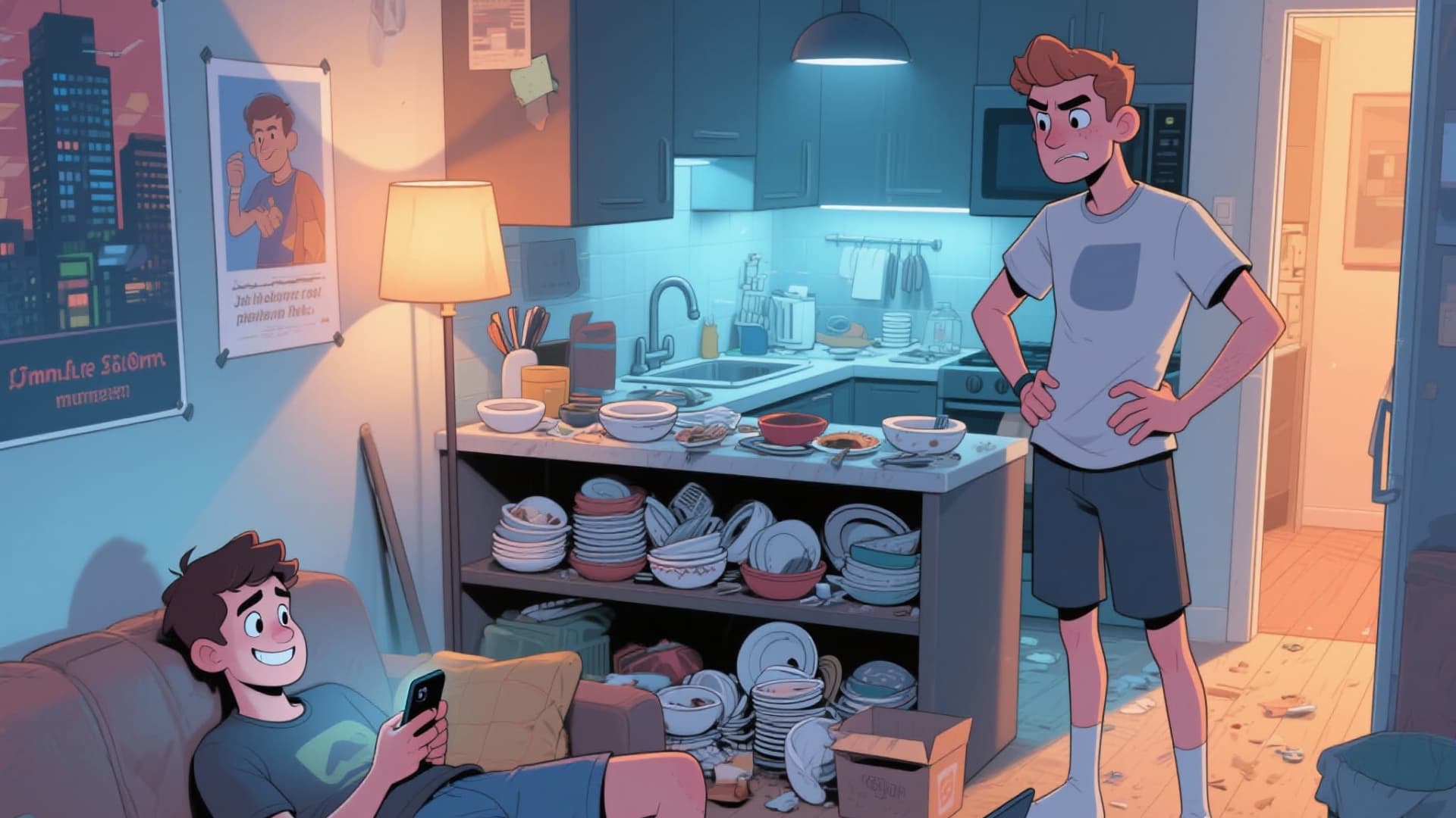 Convince Your Bro to Wash Dishes